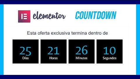 🙌 Cuenta regresiva atrás ELEMENTOR [PRO] - Wordpress Countdown Evergreen Landing Pages 2021-2022 👌👌