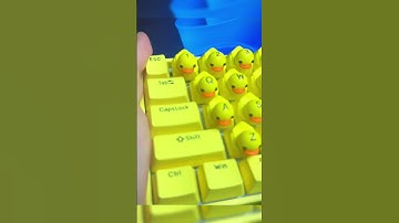 Who said typing has to be boring? #keyboard #giftideas #funtech  #yellowduck #officegadgets
