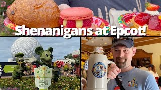 Shenanigans at Epcot 🍺 Spring Break 2022