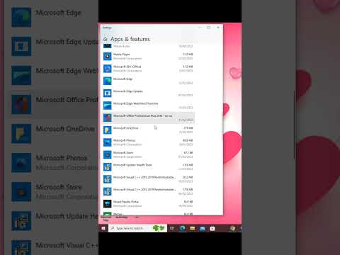 How to App Uninstall Programs in Windows 10