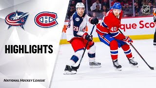 NHL Highlights | Blue Jackets @ Canadiens 11\/12\/19