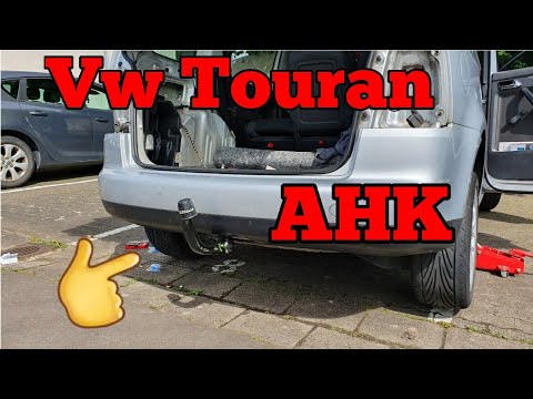 Anhängerkupplung für VW Touran nachrüsten mit E-Satz - YouTube