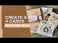 Create a Box &amp; 4 Cards From One 12x12