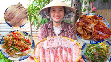 Dẻo Ngọt Mực Một Nắng Câu Bình Thuận / How to make the most delicious squid