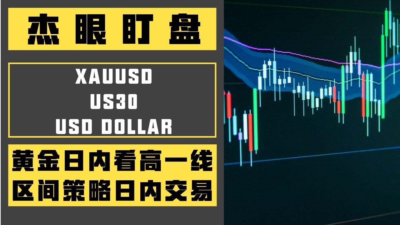 杰眼盯盘——黄金日内看高一线，区间策略日内交易，XAUUSD