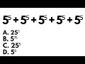 5⁵ + 5⁵ + 5⁵ + 5⁵ + 5⁵ = ❓