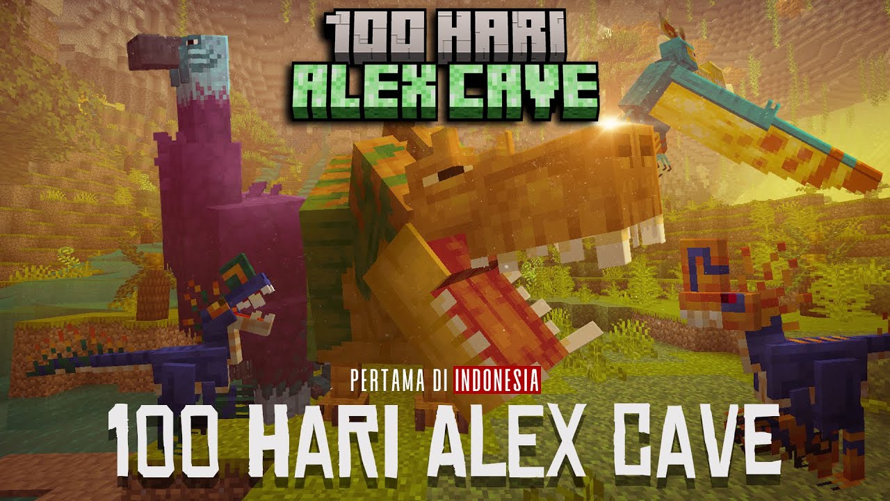 Bertahan Hidup 100 HARI ALEX CAVE Minecraft Indonesia! - YouTube