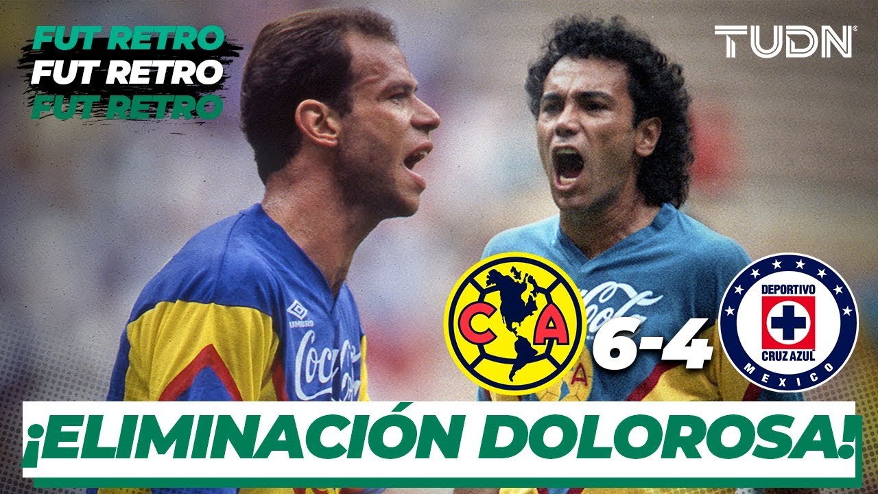 Fut Retro: ¡Lluvia de goles en el clásico jóven! | América vs Cruz Azul - Liguilla 92/93 | TUDN