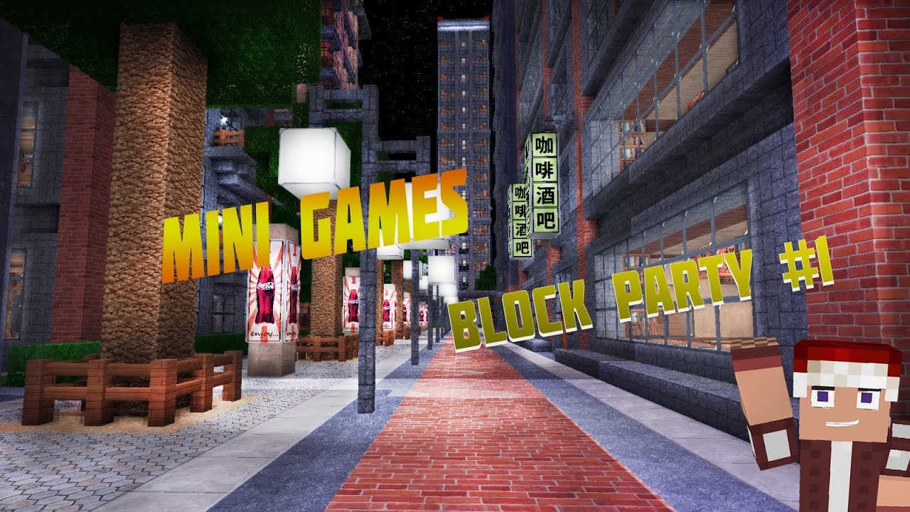 Minecraft (Mini Games) Block Party:#1 Оры , Визги !