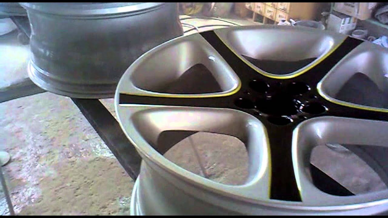 Airbrush Vasi Custom painted rims. YouTube