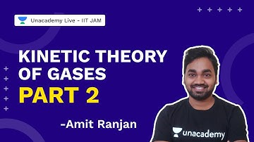 Kinetic Theory Of Gases Part 2|Physics |Amit Ranjan |Unacademy Live IIT JAM