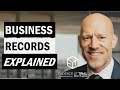 How to understand the business records exception