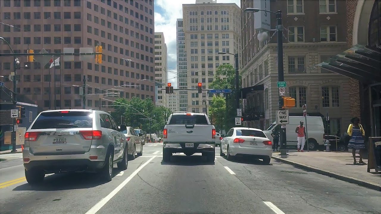 Driving Downtown Atlanta  USA YouTube