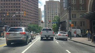 Driving Downtown  Atlanta  USA