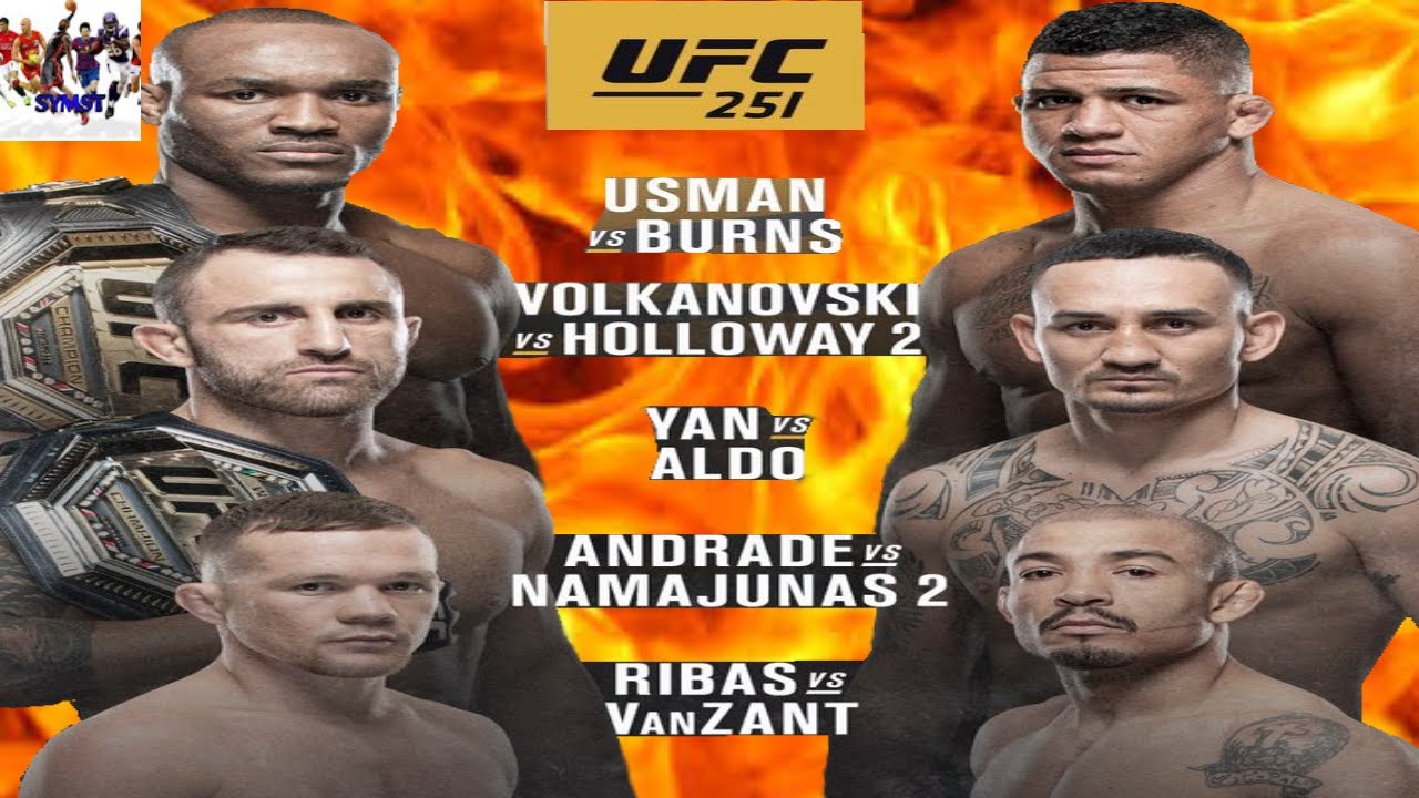 UFC 251 Adds Jorge Masvidal To Title Match, Will Take On Kamaru ...