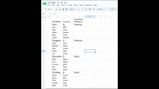 How to Split Text in Google Sheets under 30 Seconds #excel #exceltips #exceltricks #googlesheets
