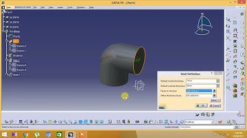 Catia elbow bent 90 degree