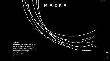 John Maeda Website Walkthrough
