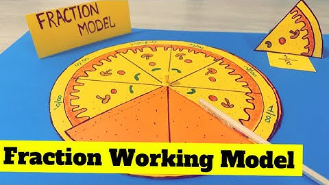 Fractions Working Model #fraction #fractiontricks  #fractionmodel #workingmodel