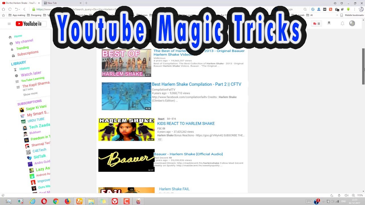 Youtube Easter Egg Do The Harlem Shake Touchsoft