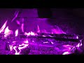 Romantic Purple fireplace (With fire crackling and roaring sounds) 8 Hours - Total Relax