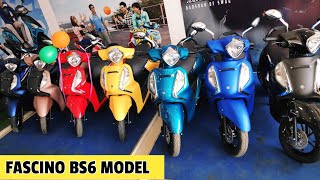 Yamaha Fascino BS6 | All colour | New Features | Price