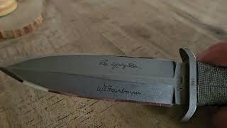 Boker Applegate-Fairbairn A-F 4.5 Dagger completed. I am not happy!