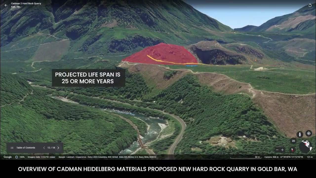 Proposed Cadman Hard Rock Quarry Gold Bar Overview YouTube