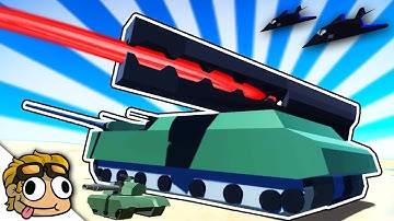 BIGGEST TANK EVER vs STEALTH BOMBERS! | Ravenfield Weapon and Vehicle Mod Beta Gameplay