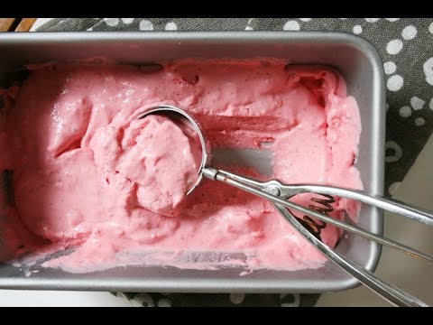 How To Make Strawberry Frozen Yogurt Without An Ice Cream Maker!