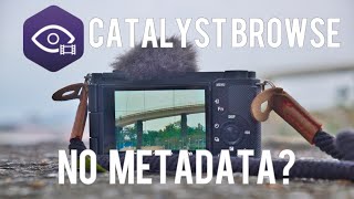 Нет метаданных в Catalyst Browse? Объяснение настроек видеозаписи (стабилизация Sony ZV E10)