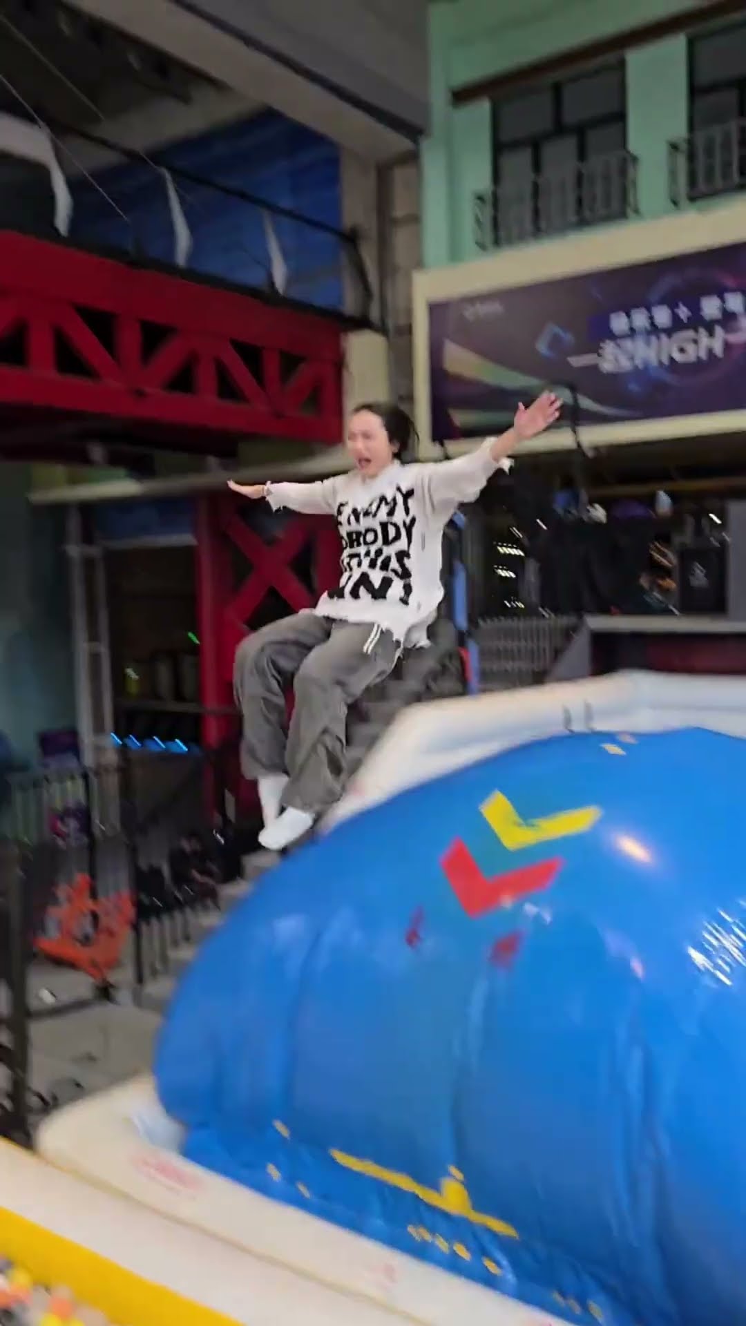 This Trampoline Is So?? Fun! Why Didn't We Just Start Jumping Around Like This When We Were Kids