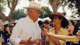 Prosa com Governador de Goiás Ronaldo Caiado no 1º Encontro de Comitivas de Goiás - abril de 2024