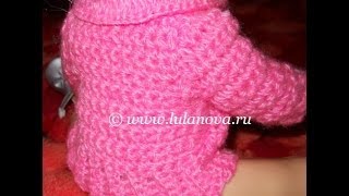 Кофточка Нежность - 2 часть - Crochet children's sweaters - вязание полочки Кофточка Нежность - 2 часть - Crochet children's sweaters - вязание полочки