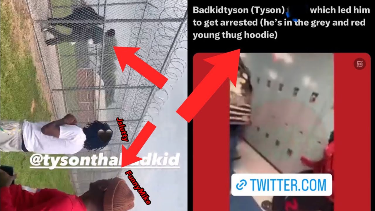 BadKidTyson FREE😳 HE GOT INTO A F!GHT😱 *FULL VIDEO* FUNNYMIKE PICKS HIM UP