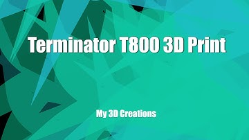 Terminator T800 3D Print Pt.1