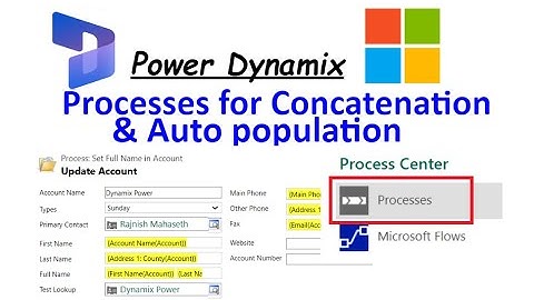 Auto Populate and Concatenate Field in Power App using Processes| Dynamics 365