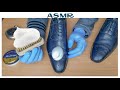 ASMR How to clean your shoes LIKE A PRO at home.