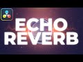How to Make ECHO REVERB Effect in Davinci Resolve 19 Tutorial