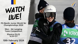 LIVE: FIS Nordic JWSC 2024 Planica - Men Team Competition HS 102 16:30 CET