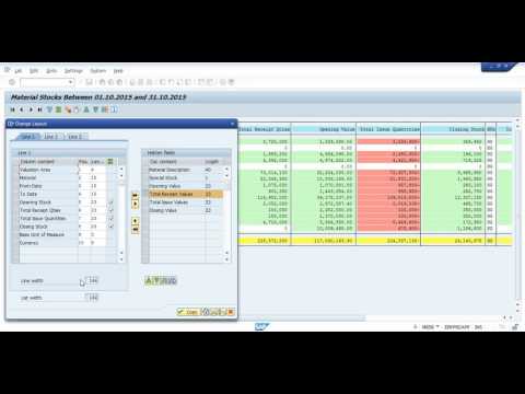 Sap Stock With Value Report In Sap Hana Solution Youtube