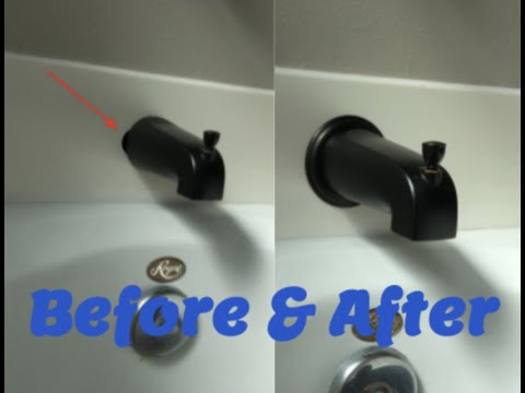 Decorative Ring for a Bathtub Spout - YouTube
