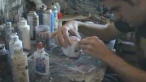 In the studio with artist Justin Aerni - Early foo...