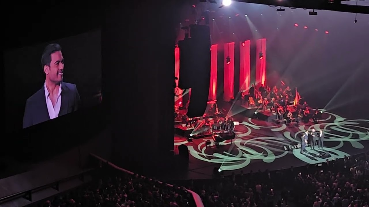 Il Volo y Carlos Rivera después de cantar Live in Concert CDMX Auditorio Nacional 03 Marzo 2026