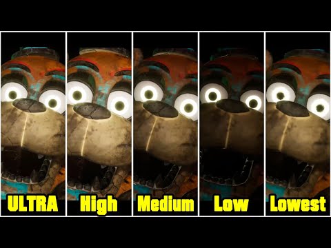 Five Nights at Freddy's: Security Breach Graphics Comparison