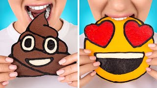 ¡Vamos a cocinar tortitas emoji! 💩😍 Ideas para Postres Fáciles