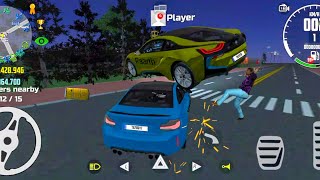 Car Simulator 2 - BMW M2 Towing BMW i8 - Night Mode - Car Games Android Gameplay screenshot 1