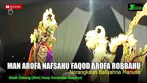 Wayang Golek Asep Sunandar Sunarya - Ngaji makrifat : Unsur Manusa jeung Sifatna