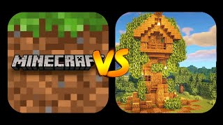 Minecraft PE VS Craft Forrest Mini Fun (Game Comparison) screenshot 2