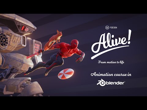 Alive! Blender animation course - release video